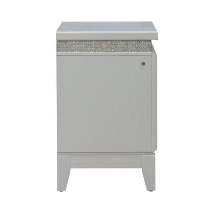 Liberty Furniture - Reflections King Uph Bed, 2 Night Stands - 781-BR-KUB2NS view 10