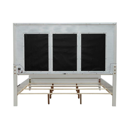 Liberty Furniture - Reflections - King Uph Bed in White - 781-BR-KUB view 5