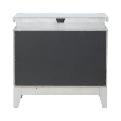Liberty Furniture - Reflections - Nightstand w/ Lights and Charging Station in White - 781-BR61 view 6