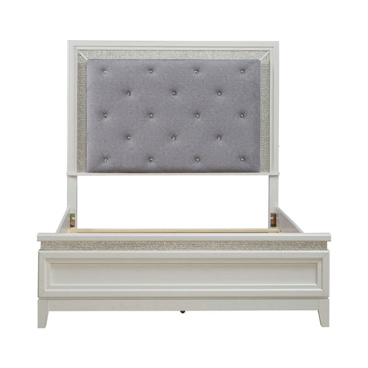 Liberty Furniture - Reflections Queen Uph Bed, 2 Night Stands - 781-BR-QUB2NS view 2