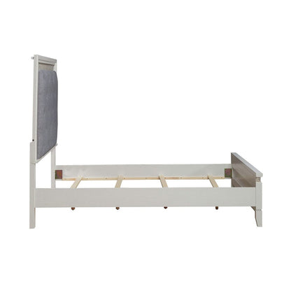 Liberty Furniture - Reflections - Queen Uph Bed in White - 781-BR-QUB view 4