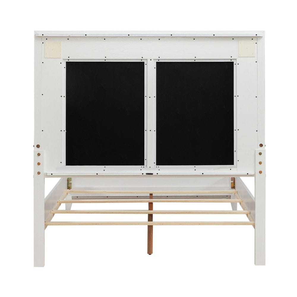 Liberty Furniture - Reflections - Queen Uph Bed in White - 781-BR-QUB view 5