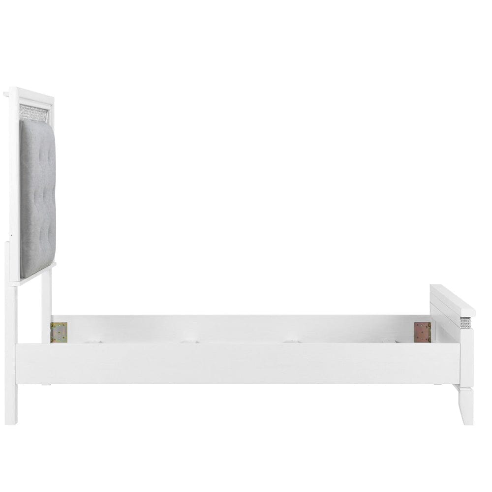 Liberty Furniture - Reflections - Twin Uph Bed in White - 781-YBR-TUB view 5