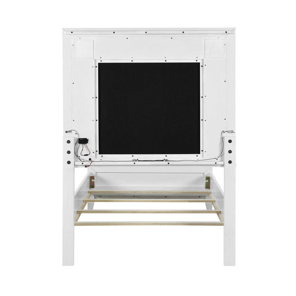 Liberty Furniture - Reflections - Twin Uph Bed in White - 781-YBR-TUB view 6