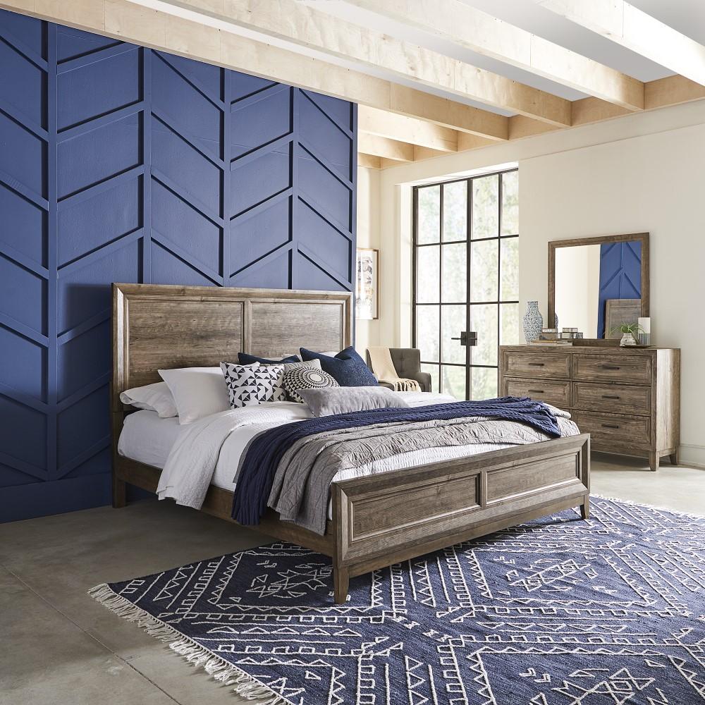 Liberty Furniture - Ridgecrest California King Panel Bed, Dresser & Mirror - 384-BR-CPBDM veiw 1
