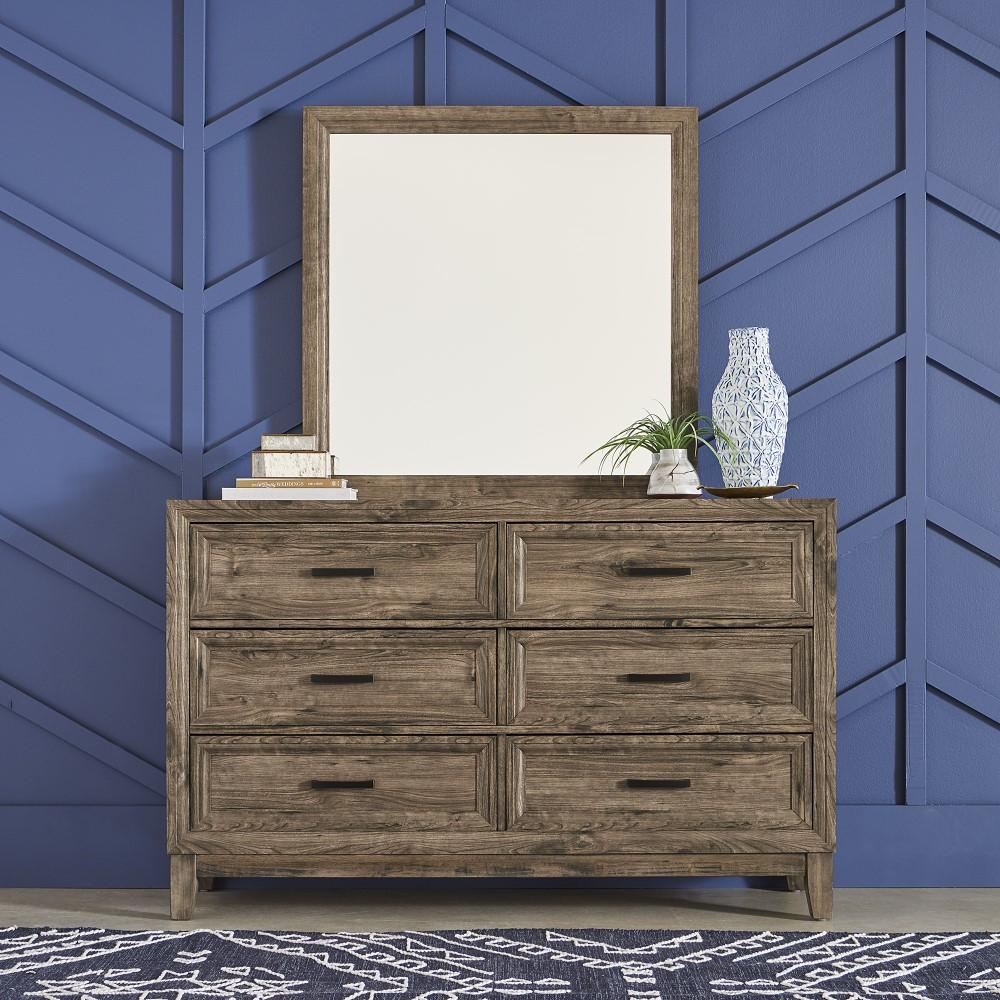Liberty Furniture - Ridgecrest Dresser & Mirror - 384-BR-DM veiw 1