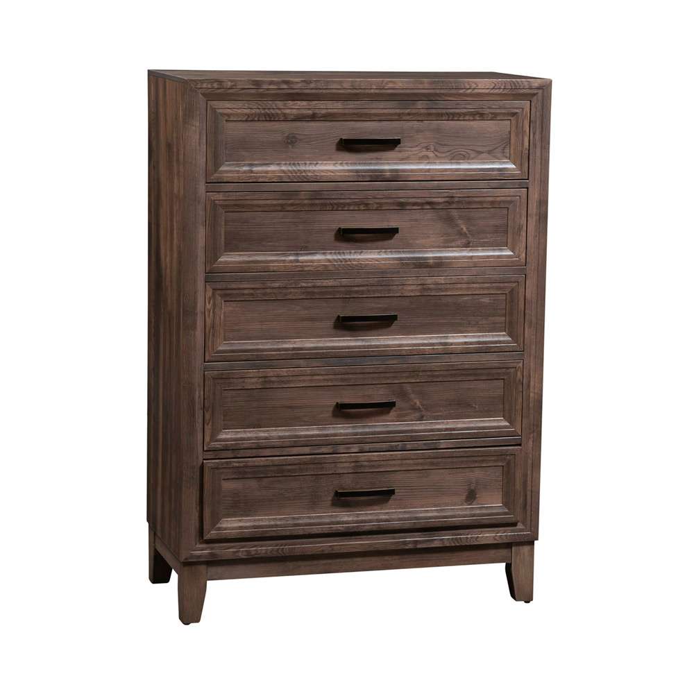 Liberty Furniture - Ridgecrest Queen Storage Bed, Dresser & Mirror, Chest, Night Stand  - 384-BR-QSBDMCN veiw 4
