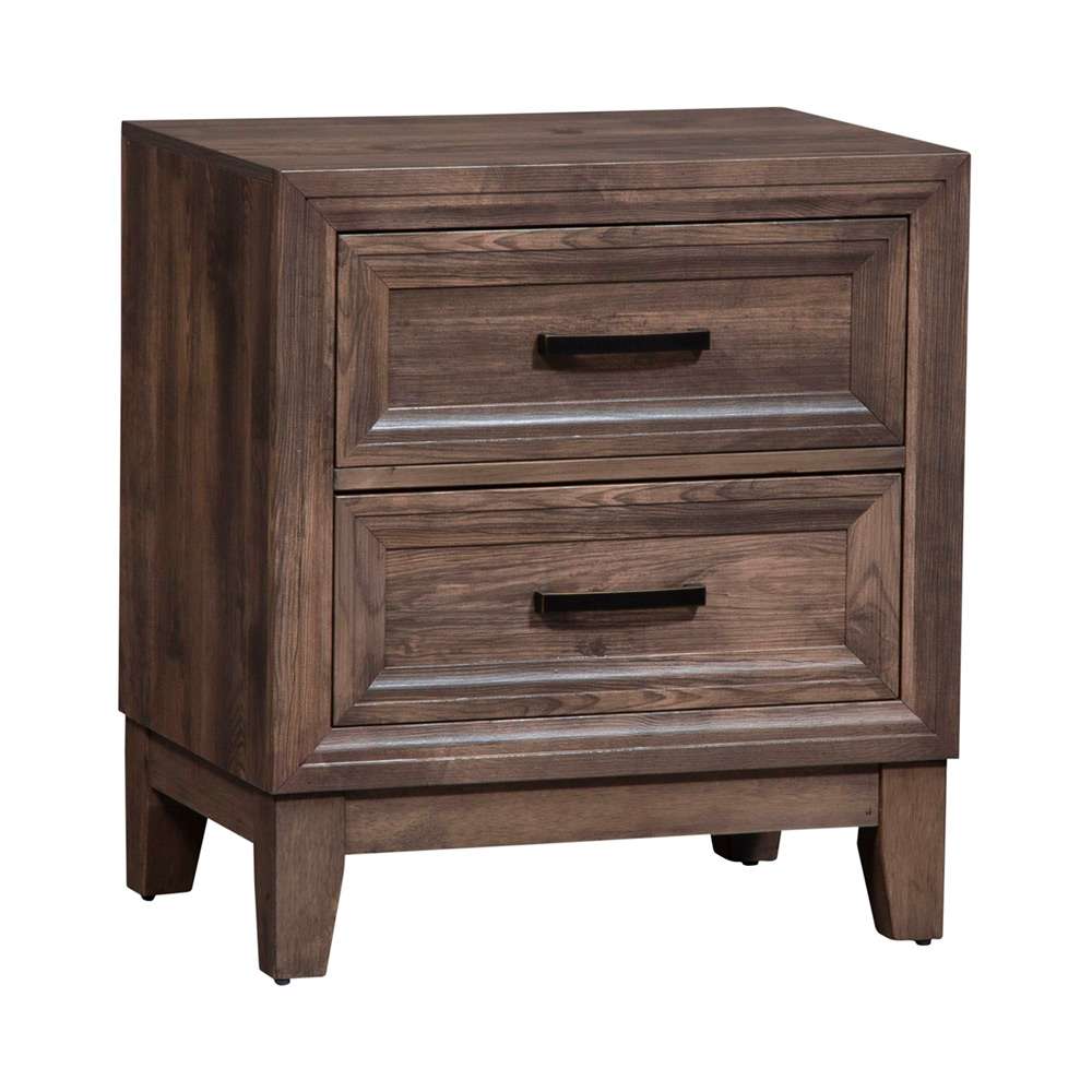 Liberty Furniture - Ridgecrest Queen Storage Bed, Dresser & Mirror, Chest, Night Stand  - 384-BR-QSBDMCN veiw 5