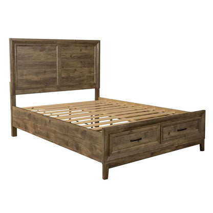 Liberty Furniture - Ridgecrest Queen Storage Bed, Dresser & Mirror  - 384-BR-QSBDM veiw 2