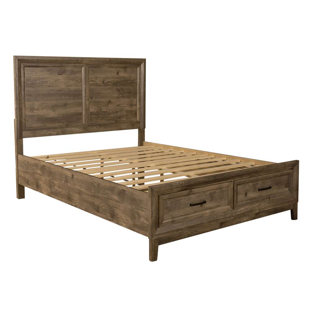 Liberty Furniture - Ridgecrest Queen Storage Bed  - 384-BR-QSB veiw 2