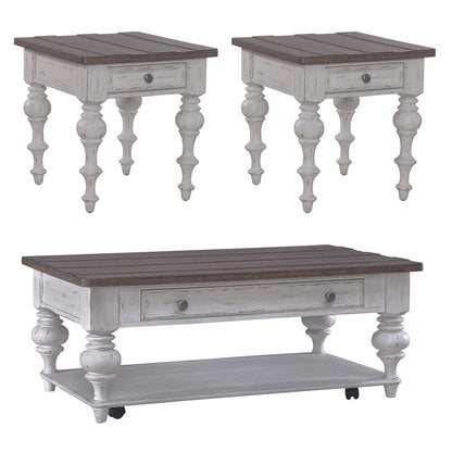Liberty Furniture - River Place - 3 Piece Set in White - 237-OT-3PCS view 1