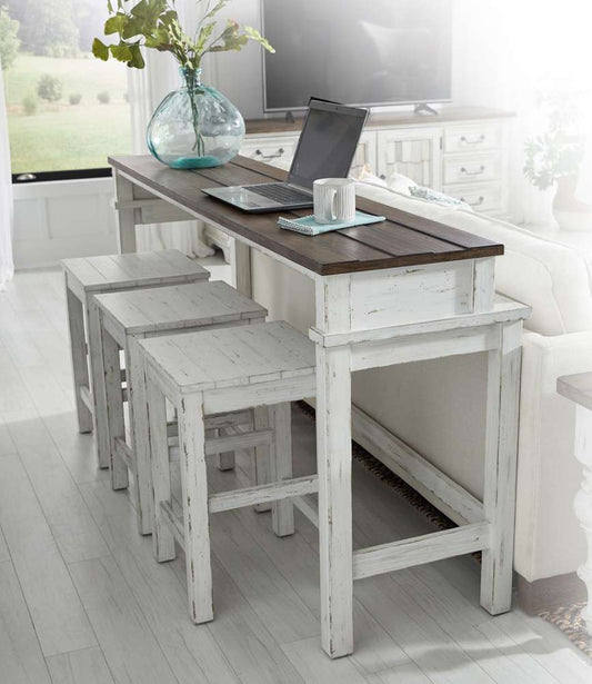 Liberty Furniture - River Place 4 Piece Set (Console Bar Table & 3 Console Stools) - 237-OT-4PCS veiw 1