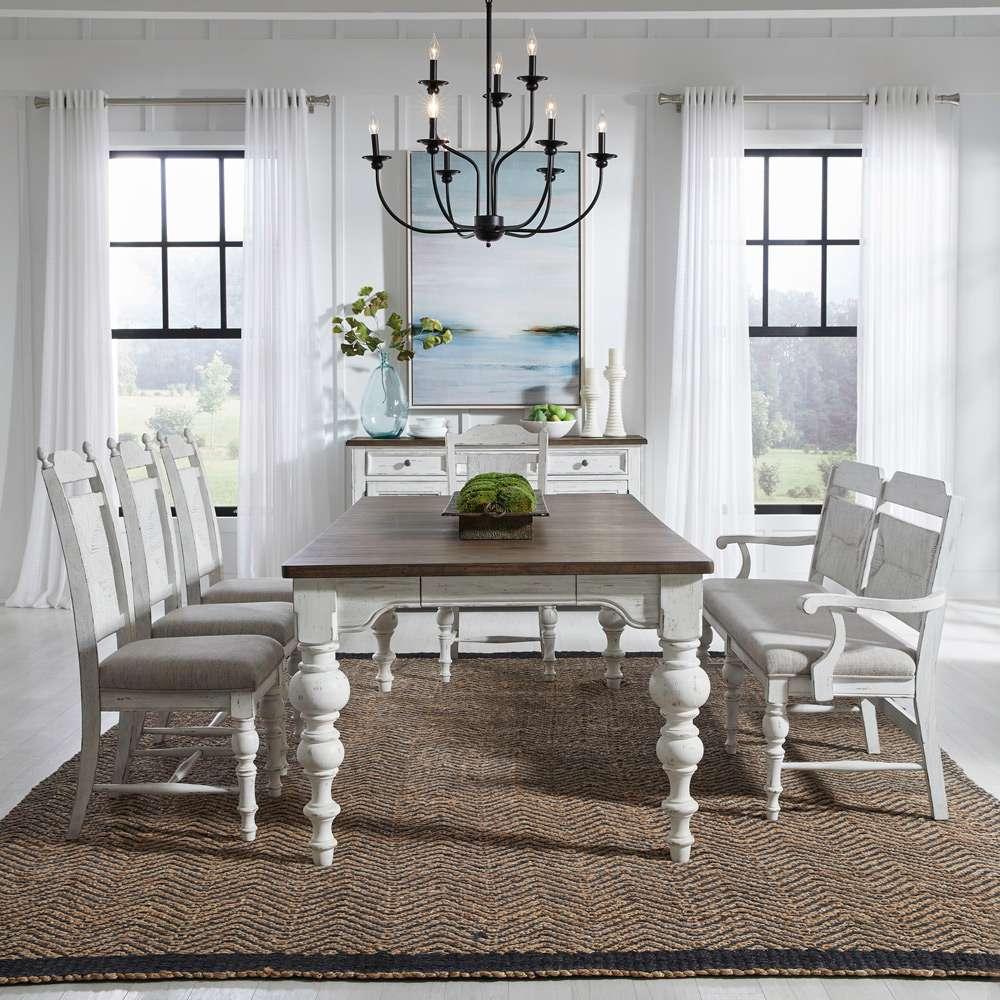 Liberty Furniture - River Place 6 Piece Rectangular Table Set  - 237-DR-6RTS veiw 1