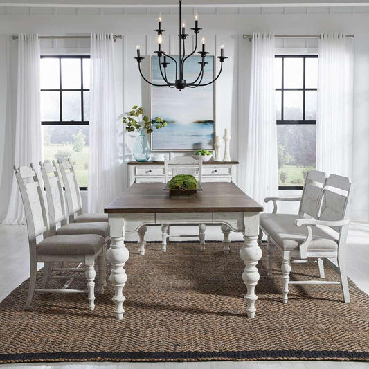 Liberty Furniture - River Place 6 Piece Rectangular Table Set  - 237-DR-6RTS veiw 1