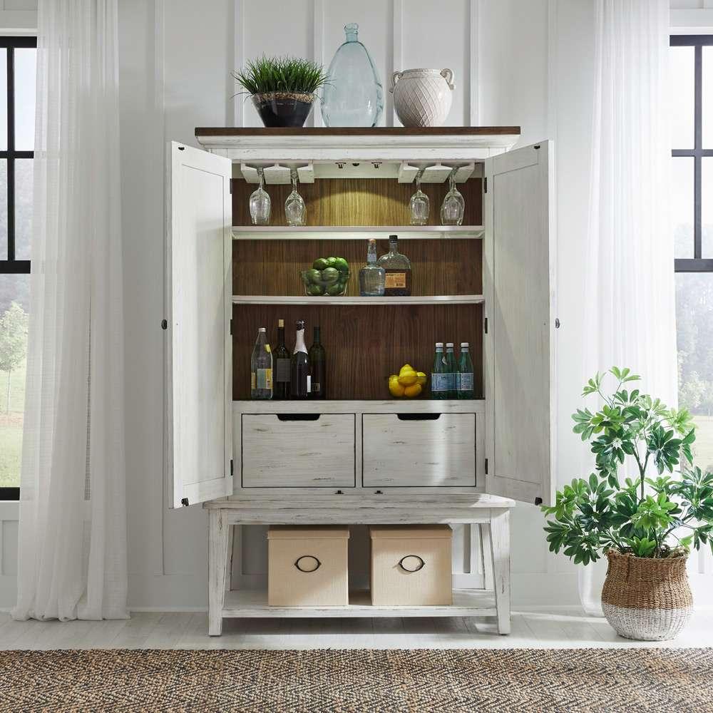 Liberty Furniture - River Place Bar Cabinet - 237-AC5078 veiw 2