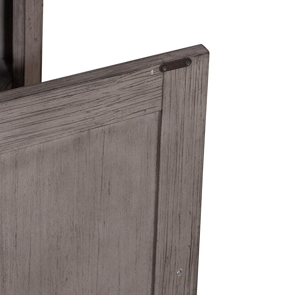 Liberty Furniture - River Place Breakfront Server in Riverstone Gray & Tobacco - 237G-SR6642 veiw 3