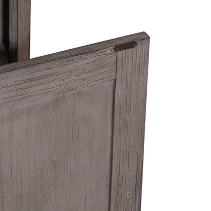 Liberty Furniture - River Place Breakfront Server in Riverstone Gray & Tobacco - 237G-SR6642 veiw 3