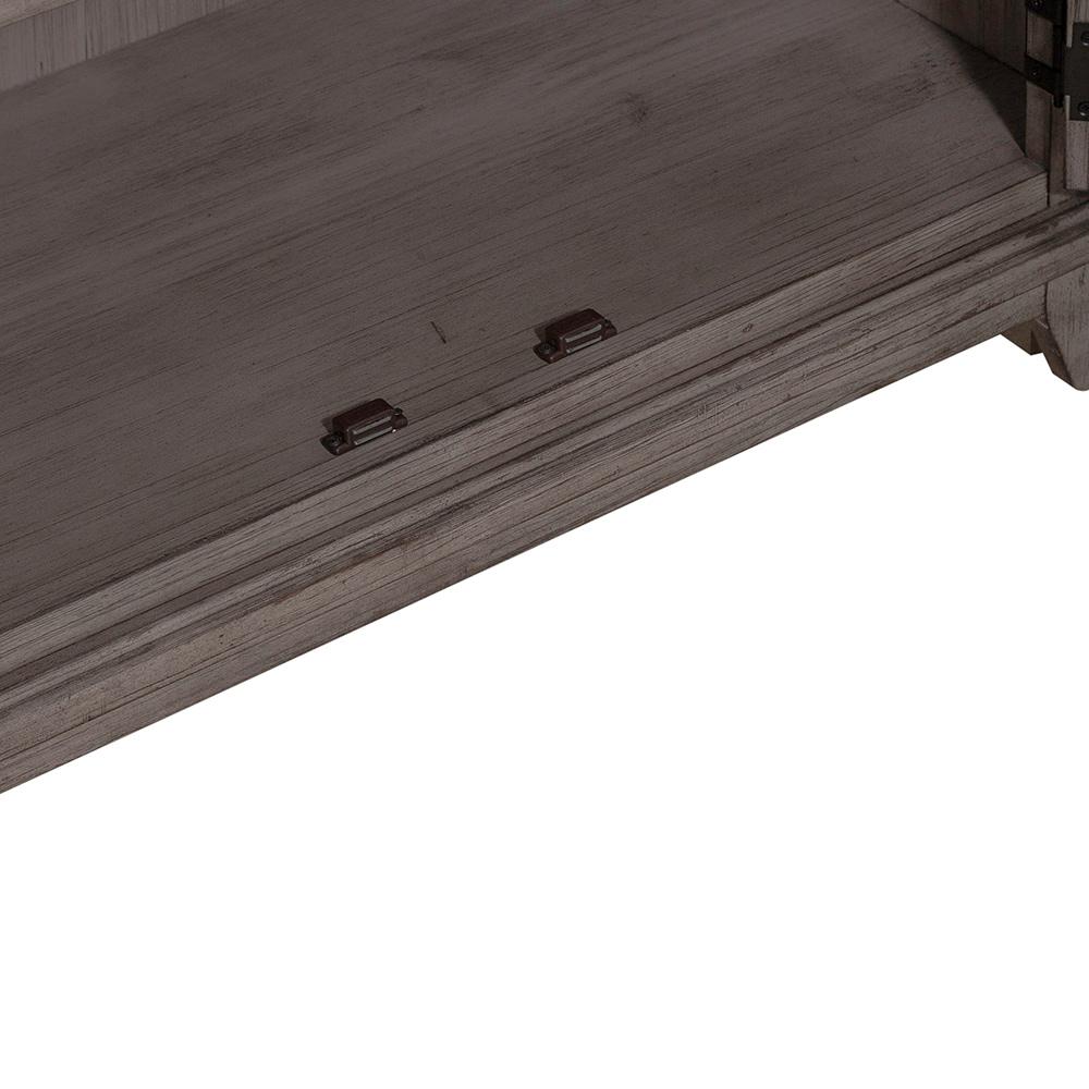Liberty Furniture - River Place Breakfront Server in Riverstone Gray & Tobacco - 237G-SR6642 veiw 5