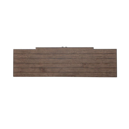 Liberty Furniture - River Place Breakfront Server in Riverstone Gray & Tobacco - 237G-SR6642 veiw 9