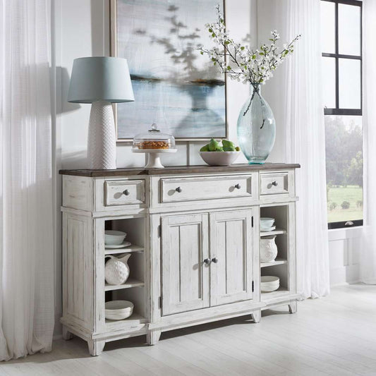 Liberty Furniture - River Place Breakfront Server - 237-SR6642 veiw 1