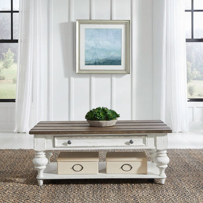 Liberty Furniture - River Place - Cocktail Table in White - 237-OT1010 view 1