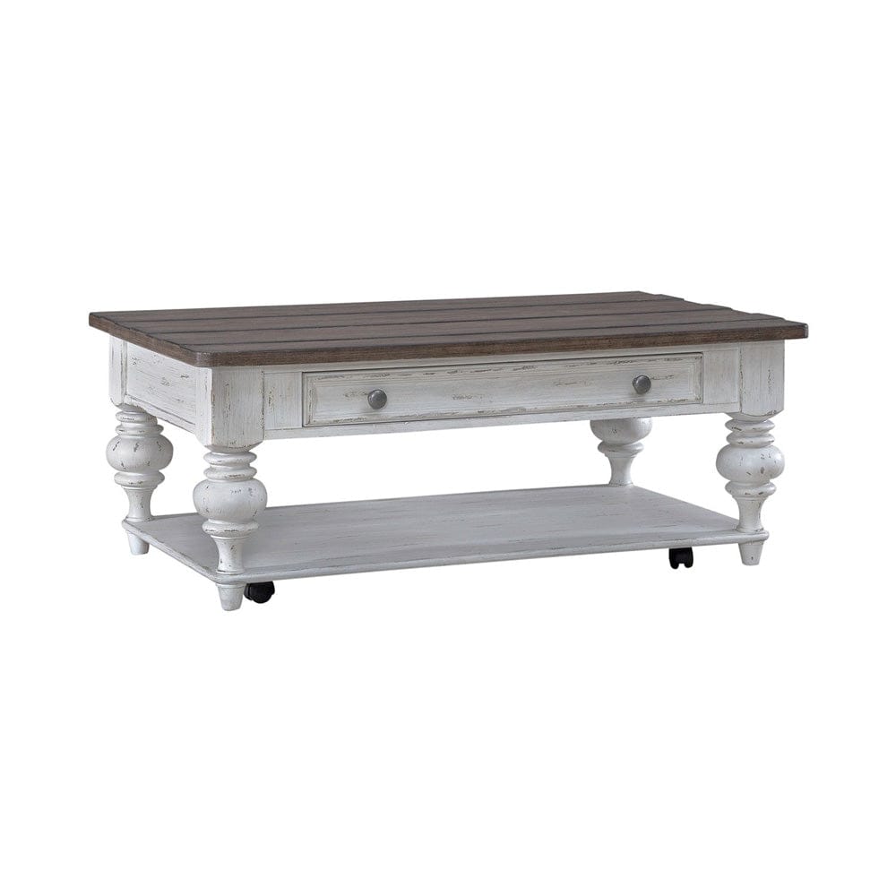 Liberty Furniture - River Place - Cocktail Table in White - 237-OT1010 view 2