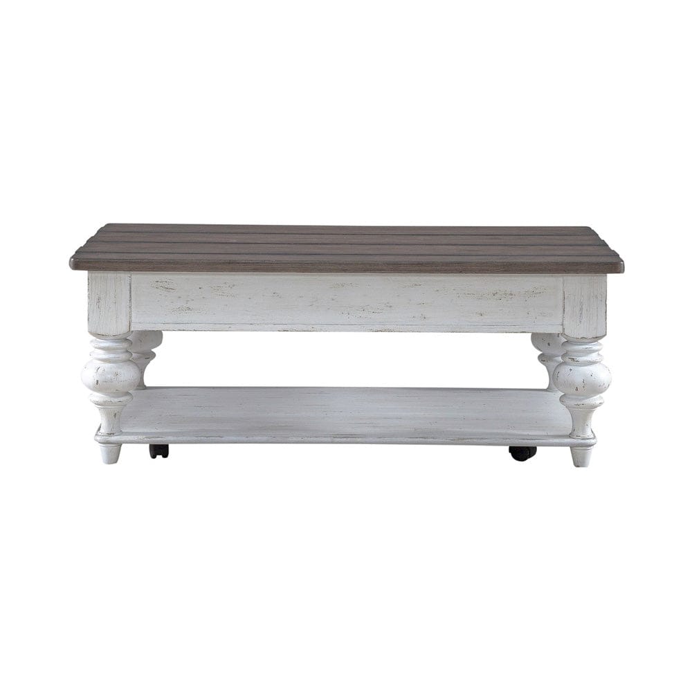 Liberty Furniture - River Place - Cocktail Table in White - 237-OT1010 view 5