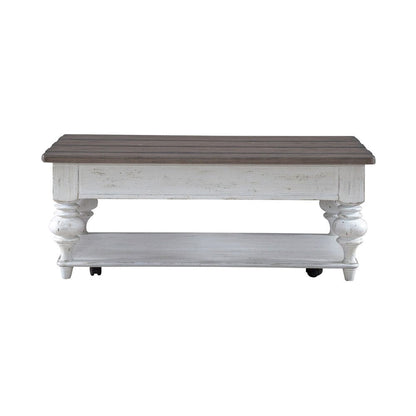 Liberty Furniture - River Place - Cocktail Table in White - 237-OT1010 view 5