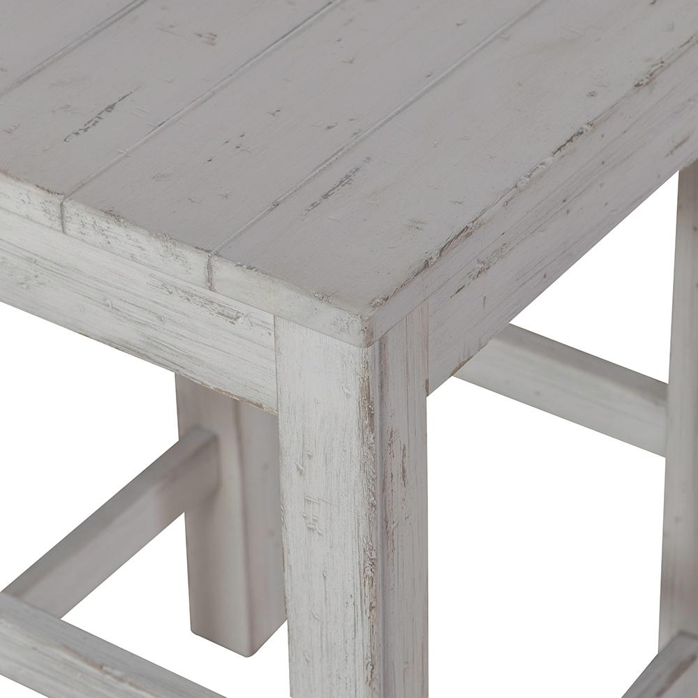 Liberty Furniture - River Place Console Stool in Riverstone White & Tobacco - 237-OT9000 veiw 6