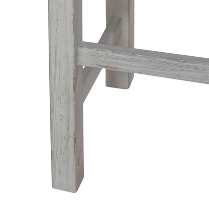 Liberty Furniture - River Place Console Stool in Riverstone White & Tobacco - 237-OT9000 veiw 8