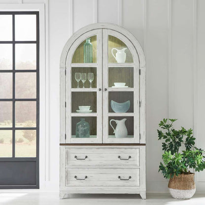 Liberty Furniture - River Place Curio Cabinet  - 237-DR-CC veiw 1