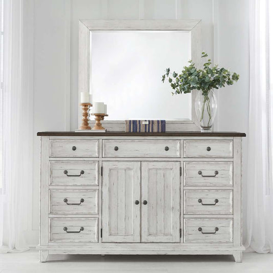 Liberty Furniture - River Place Dresser & Mirror  - 237-BR-DM veiw 1