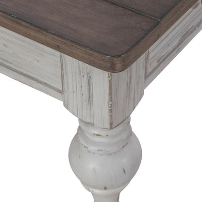 Liberty Furniture - River Place End Table in Riverstone White & Tobacco - 237-OT1020 veiw 9