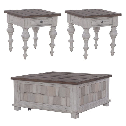 Liberty Furniture - River Place Opt 3 Piece Set ( Lift-Top Cocktail & 2-End tables) - 237-OT-O3PCS view 1