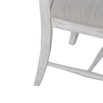 Liberty Furniture - River Place Panel Back Side Chair  in Riverstone White & Tobacco - 237-C9101S veiw 10