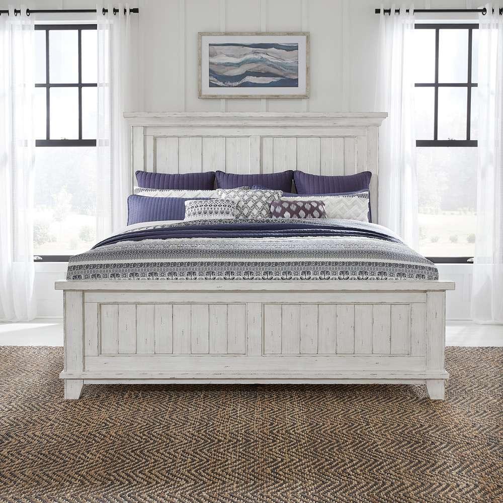 Liberty Furniture - River Place Queen Panel Bed  - 237-BR-QPB veiw 1
