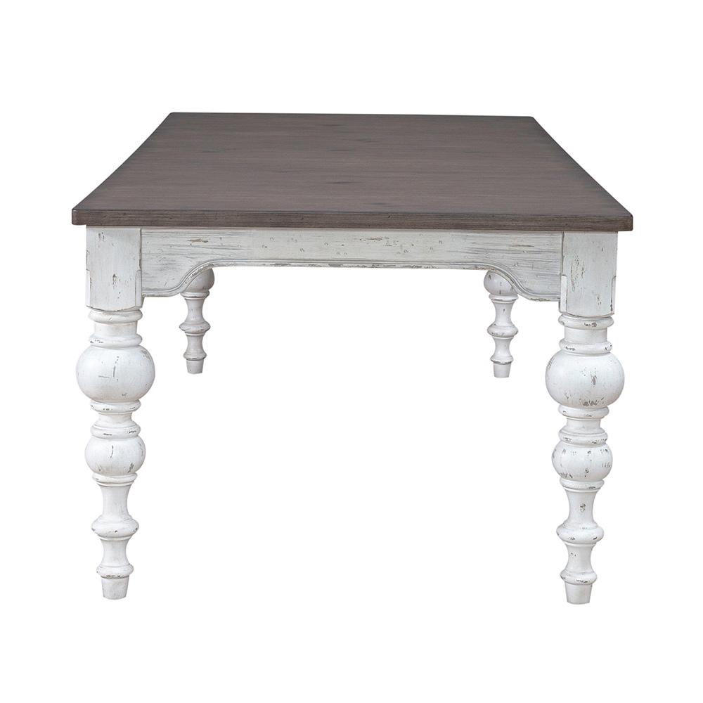 Liberty Furniture - River Place Rectangular Leg Table in Riverstone White & Tobacco - 237-T4290 veiw 8