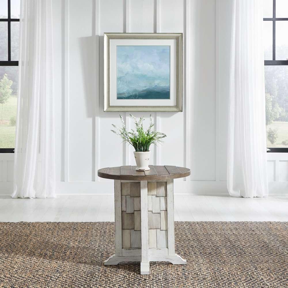 Liberty Furniture - River Place Round Chairside Table - 237-OT1021 veiw 1