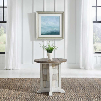 Liberty Furniture - River Place Round Chairside Table - 237-OT1021 veiw 1