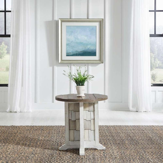 Liberty Furniture - River Place Round Chairside Table - 237-OT1021 veiw 1