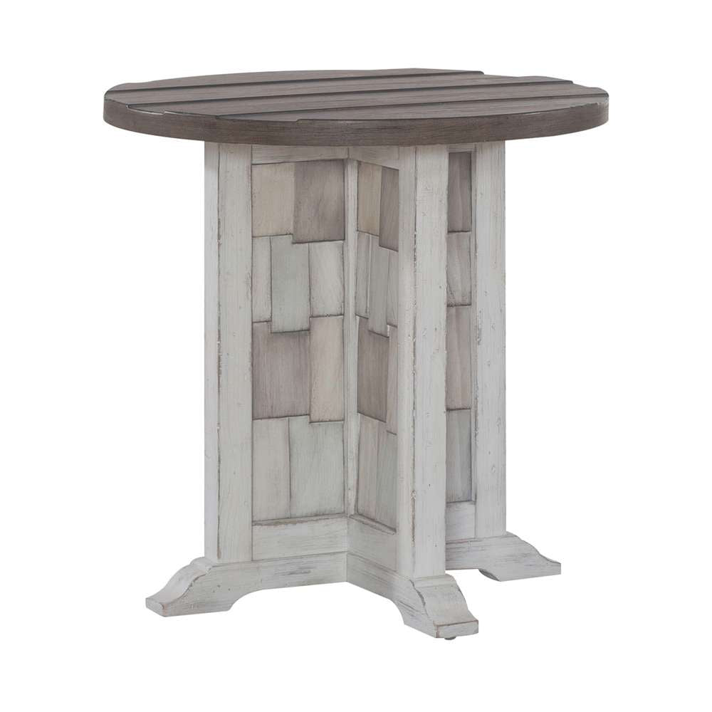 Liberty Furniture - River Place Round Chairside Table - 237-OT1021 veiw 2