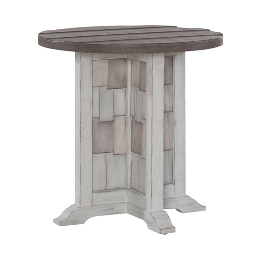 Liberty Furniture - River Place Round Chairside Table - 237-OT1021 veiw 2