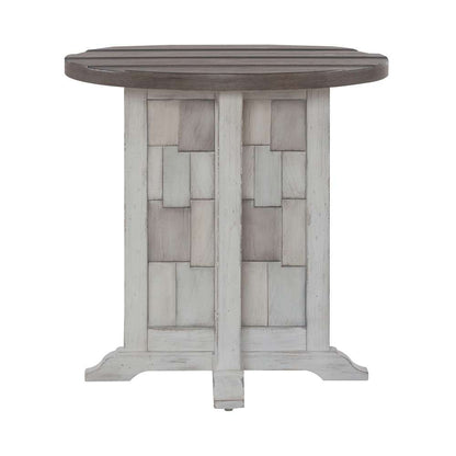 Liberty Furniture - River Place Round Chairside Table - 237-OT1021 veiw 3