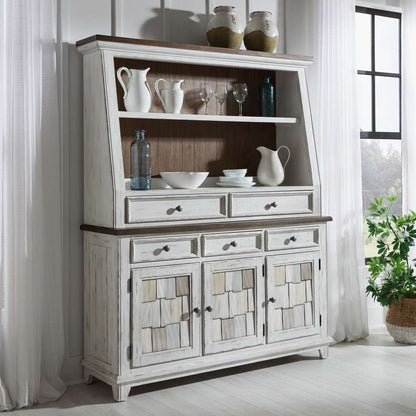 Liberty Furniture - River Place Server & Hutch  - 237-DR-SH veiw 1