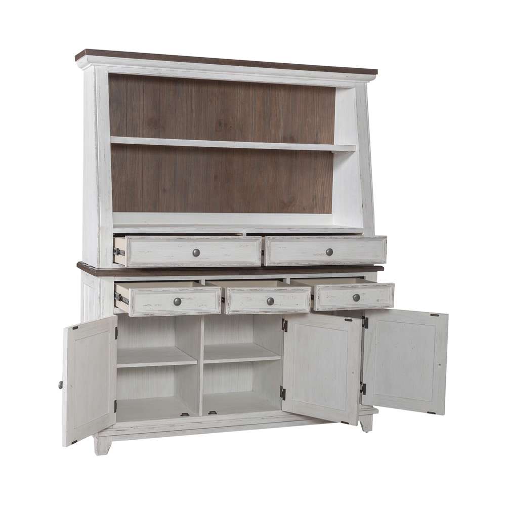 Liberty Furniture - River Place Server & Hutch  - 237-DR-SH veiw 6