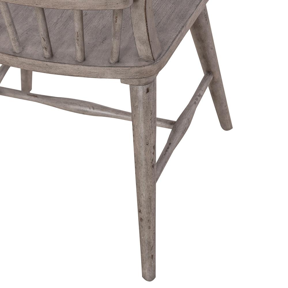 Liberty Furniture - River Place Windsor Back Side Chair  in Riverstone Gray & Tobacco - 237G-C1000S veiw 9