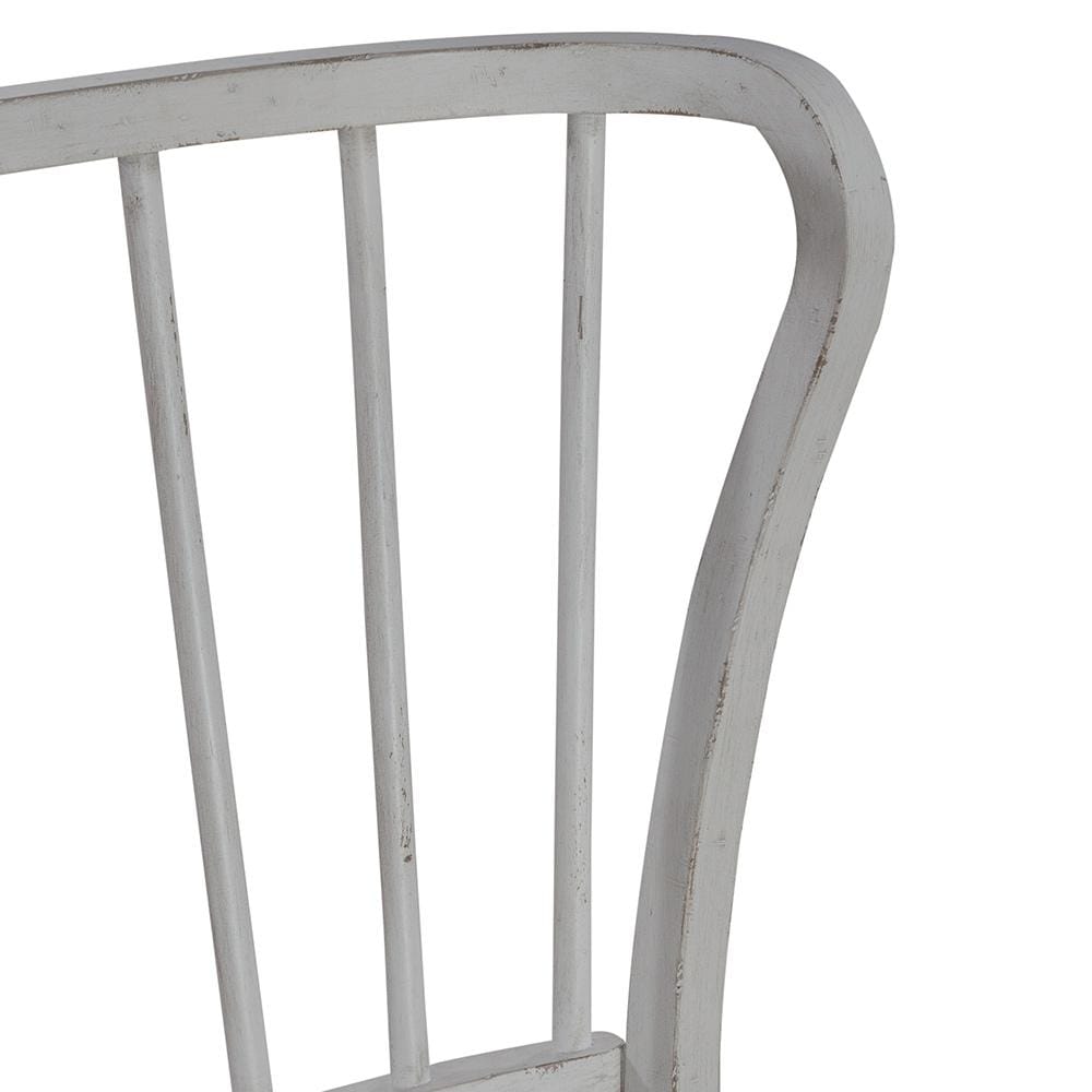 Liberty Furniture - River Place Windsor Back Side Chair  in Riverstone White & Tobacco - 237-C1000S veiw 7