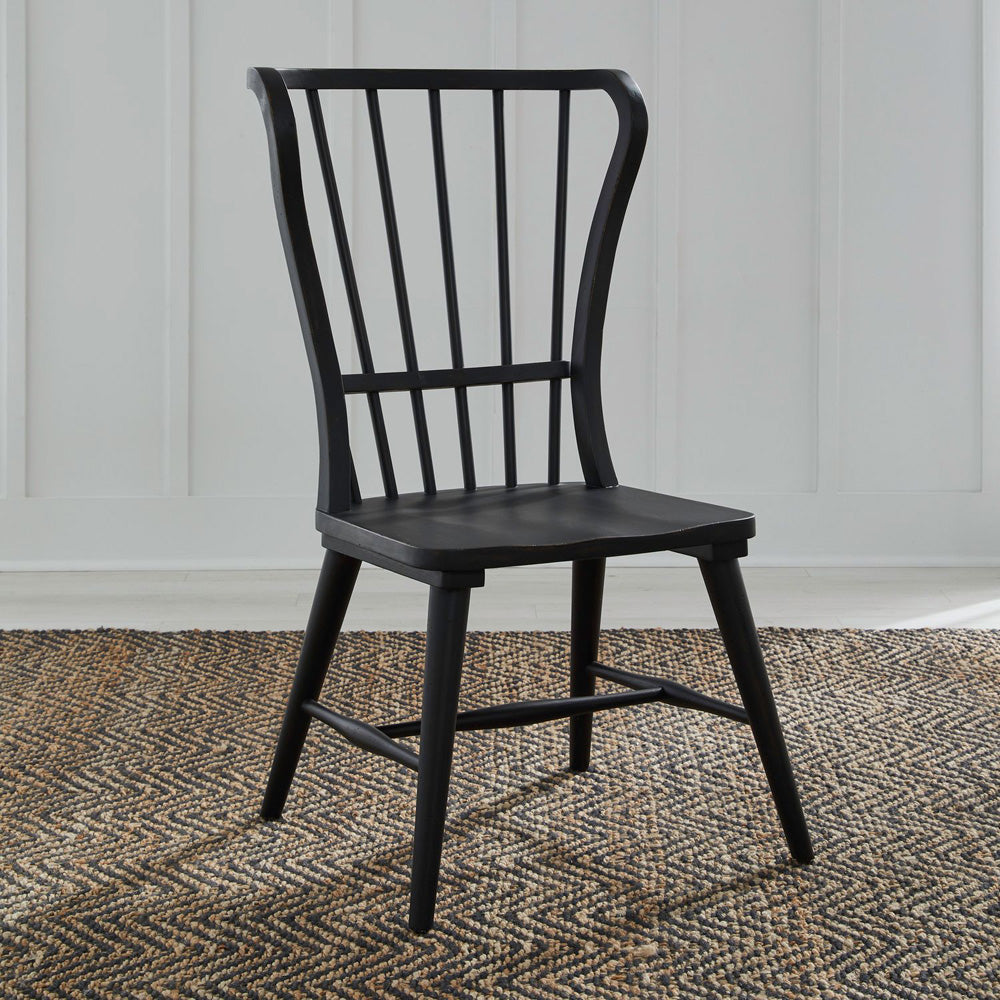 Liberty Furniture - River Place Windsor Back Side Chair  - Set of 2 - 237-C1000S-B-2PK view 5