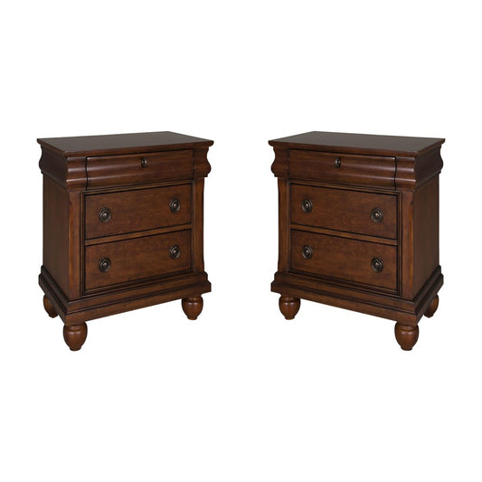 Liberty Furniture - Rustic Traditions 2 Night Stands - 589-BR-2NS view 1