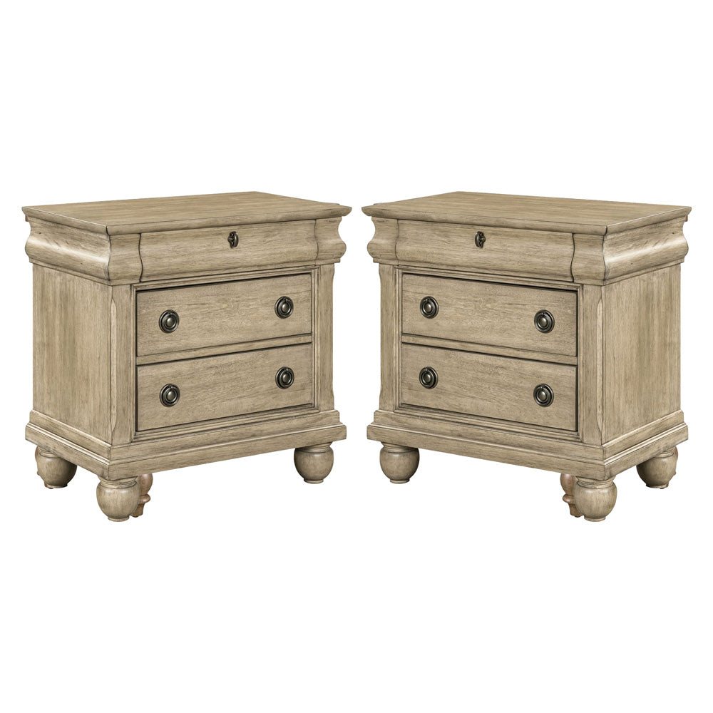 Liberty Furniture - Rustic Traditions 2 Night Stands - 589WT-BR-2NS view 1